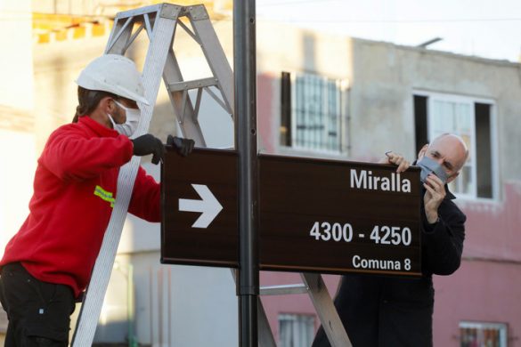 Colocaron Siete Nuevos Carteles Nomencladores De Calles En El Barrio